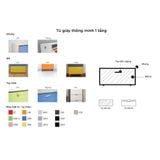  Tủ giày 1 tầng - cam 