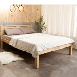  giường pallet chân cao 35cm - Có đầu giường 