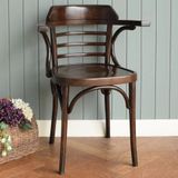  Ghế Ăn Bọc Đệm Thonet Có Tay 