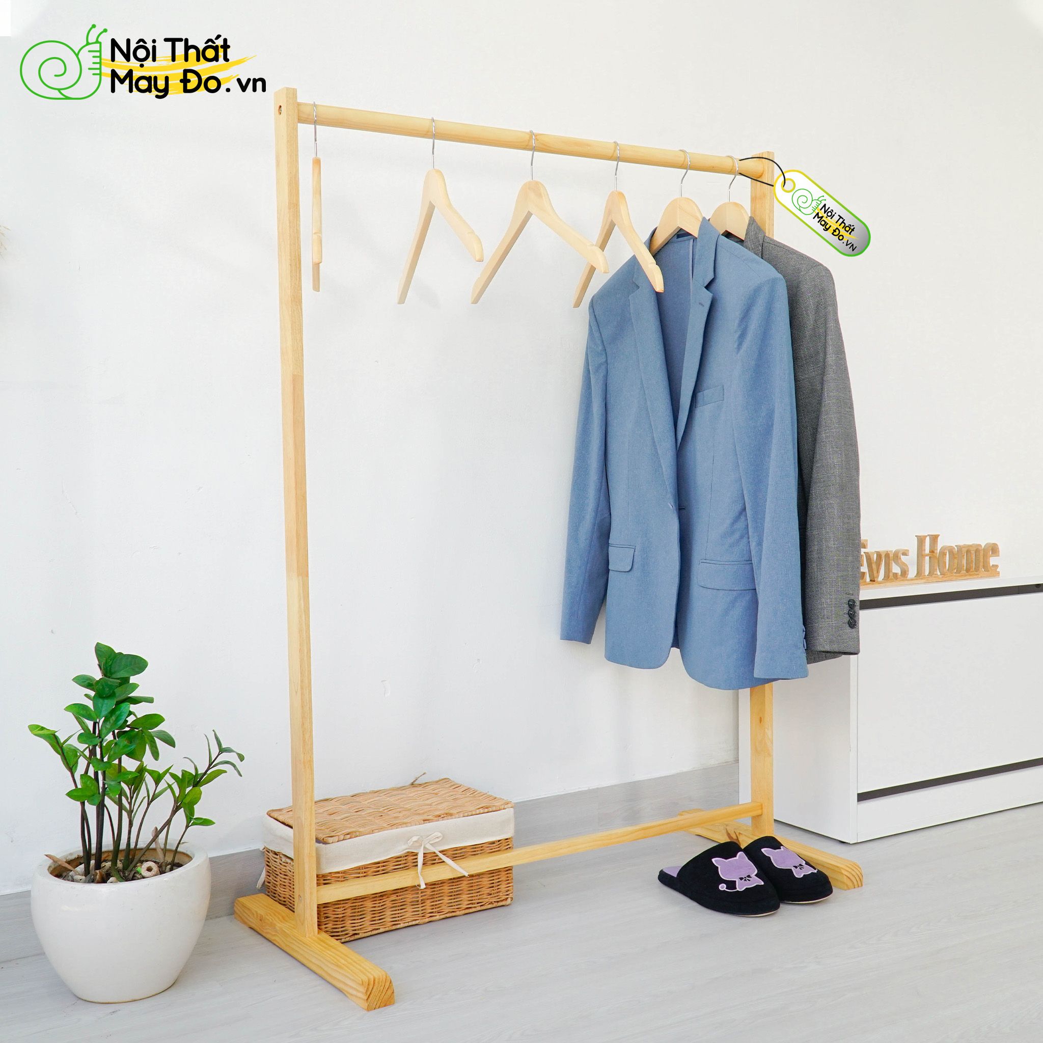  Giá treo quần áo thanh đơn size 86 - simple hanger 