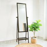  Gương kệ chữ a màu đen - a mirror shelf black 