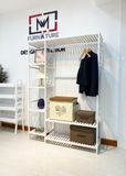  Tủ treo áo lắp ráp liền kệ - double closet 