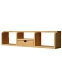  Kệ gỗ trang trí treo tường belle shelf 3 ngăn 