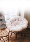  Ghế Papasan Trắng 