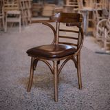  Ghế Ăn Bọc Đệm Thonet Có Tay 