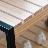  Kệ giày khung sắt tĩnh điện 2 tầng - iron bench size 80 