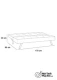  Sofa Bed 3 Chức Năng Chân Gỗ Vuông 