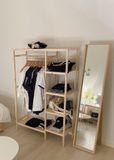  Tủ treo áo lắp ráp liền kệ - double closet 