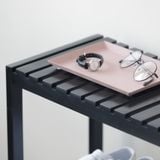  Kệ giày dép gỗ đa năng màu đen - bench size 80 