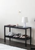  Kệ giày dép gỗ đa năng màu đen - bench size 80 