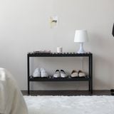  Kệ giày dép gỗ đa năng màu đen - bench size 80 