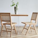  Ghế Ăn Mây Tre 01 