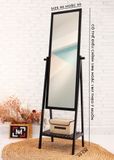  Gương kệ chữ a màu đen - a mirror shelf black 