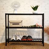  Kệ giày dép gỗ đa năng màu đen - bench size 80 