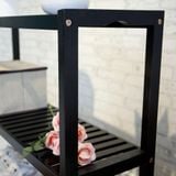  Kệ giày dép gỗ đa năng màu đen - bench size 80 