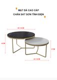  Bàn trà mặt đá Atena table 