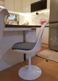  Ghế Nhựa Nệm Xoay - Glass Chair 