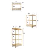  Kệ lò vi sóng 2 tầng - oven rack 2f 