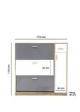  Tủ giày 3 tầng plus 14 