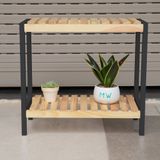  Kệ giày khung sắt tĩnh điện 2 tầng - iron bench size 50 
