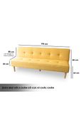  Sofa Bed 3 Chức Năng 5 Chân Gỗ Version 1 