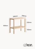  Kệ giày dép đa năng khung gỗ - bench size 50 