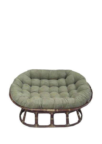  Ghế papasan đôi xanh rêu 