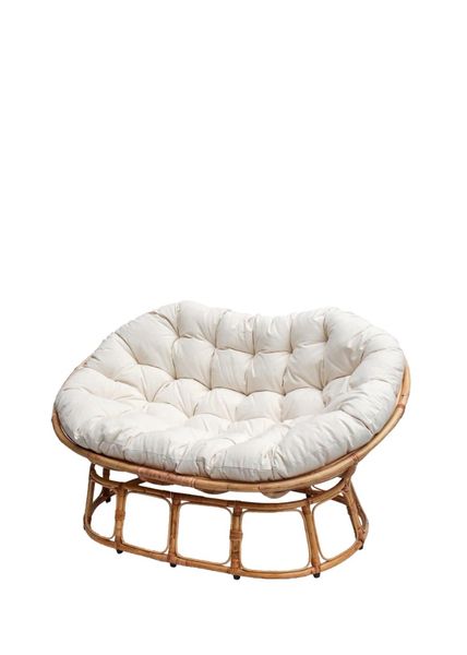  Ghế papasan đôi trắng 
