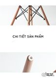  Ghế Eames Bọc Vải Thổ Cảm Có Tay Tựa 