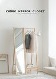  Combo mirror closet 