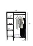  Tủ treo áo lắp ráp liền kệ - double closet 