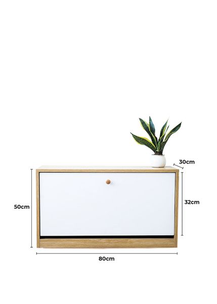  Tủ giày 1 tầng - trắng 