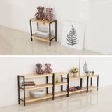  Kệ giày khung sắt tĩnh điện 2 tầng - iron bench size 80 