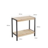  Kệ giày khung sắt tĩnh điện 2 tầng - iron bench size 50 