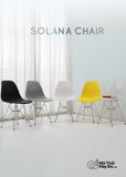  Ghế Nhựa Chân Sắt Đan Chéo - Solana Chair 