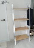  Kệ Sách 4 Tầng Khung Sắt Tĩnh Điện Size L 