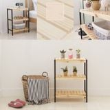  Kệ giày khung sắt tĩnh điện 3 tầng - iron bench size 50 