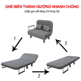  Giường sofa Gấp Gọn Đa Năng Tiện Lợi 