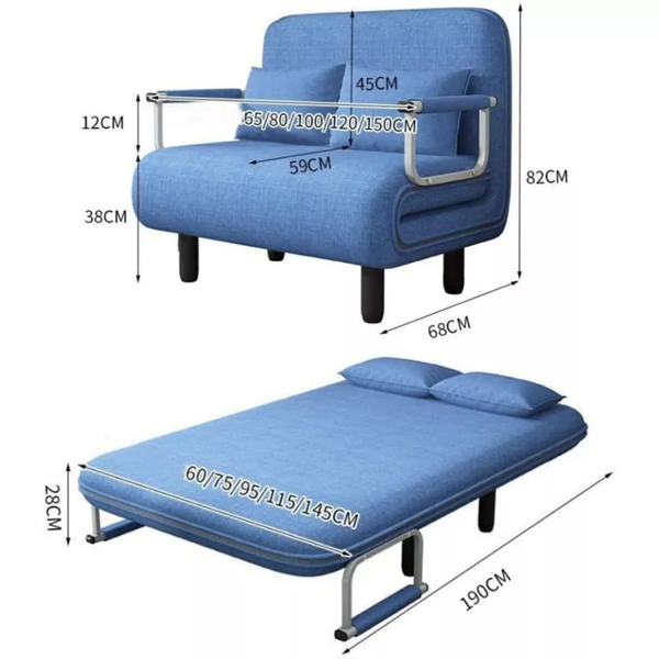  Giường sofa Gấp Gọn Đa Năng Tiện Lợi 