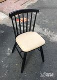  Ghế gỗ windsor đệm vải 