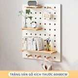 Bảng gỗ đục lỗ Pegboard 