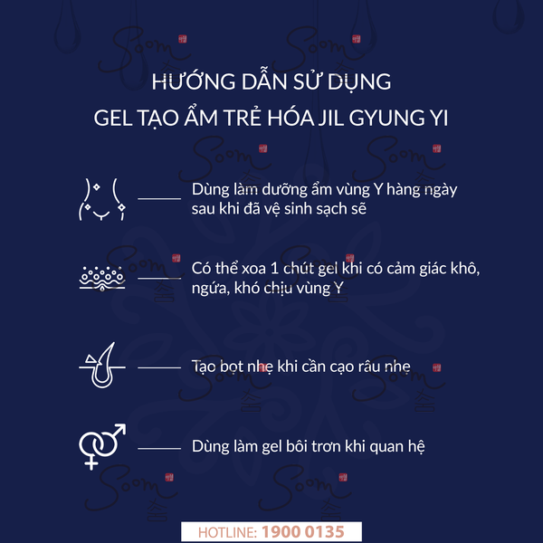  Gel tạo ẩm trẻ hóa vùng kín tinh chất hoa Anh Thảo Jil Gyung Yi 100 ml 