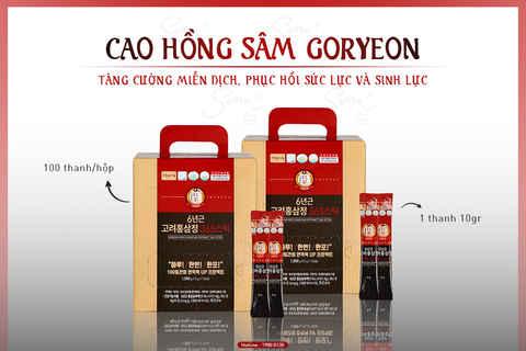  Cao hồng sâm Goryeon 10g 