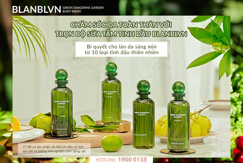  Sữa tắm tinh dầu Grapefruit Rosemary - BLANBLVN - 200ml 