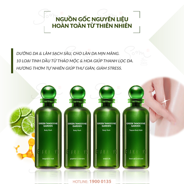  Sữa tắm tinh dầu Grapefruit Rosemary - BLANBLVN - 200ml 