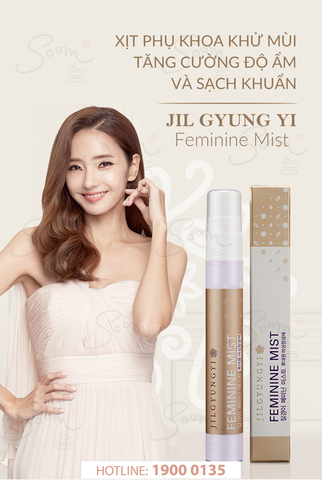  Xịt phụ khoa khử mùi, tăng ẩm, sạch khuẩn Jil Gyung Yi Feminine Mist 9ml 