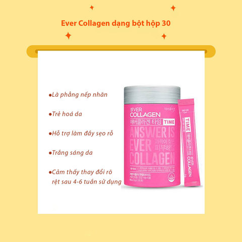  Ever Collagen dạng bột - 30 gói 