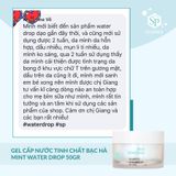  Gel cấp nước bạc hà Mint Water Drop The SP Science 50gr 