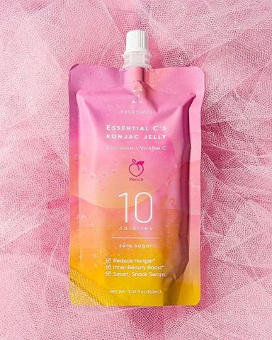  Thạch konjac vị đào 10 calories 0 sugar bổ sung collagen+ vitamin Everydaze 150 ml 