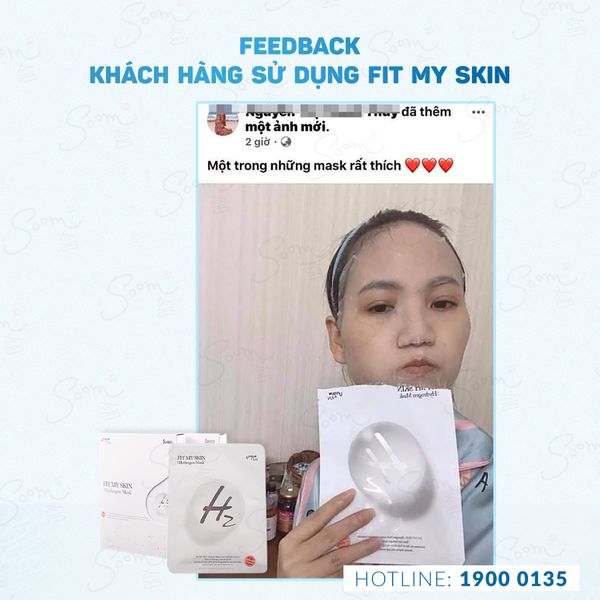  Mặt nạ tinh chất hydrogen FIT MY SKIN 